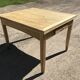 Renovated oak art deco farm table