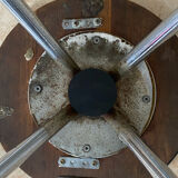 Six industrial bar stools