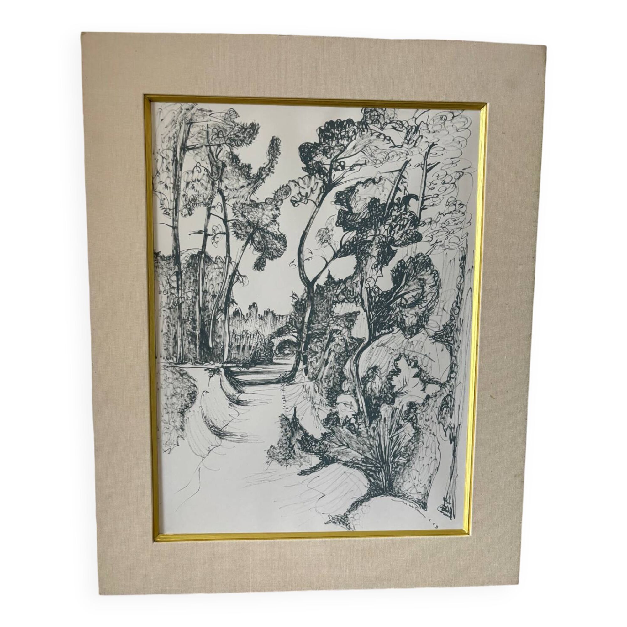 Landscape signed Martin