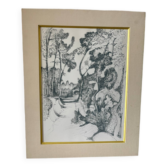 Landscape signed Martin