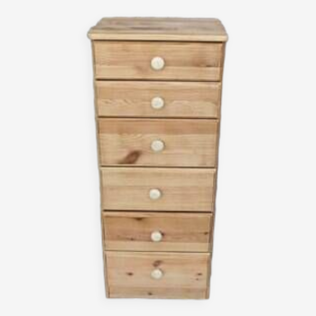 Weekly organizer, high chest of drawers, chiffonier