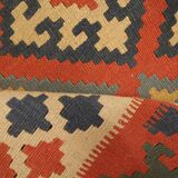 Multicolour Geometric Tribal Handwoven Stair & Hallway Runner Rug 308x87cm