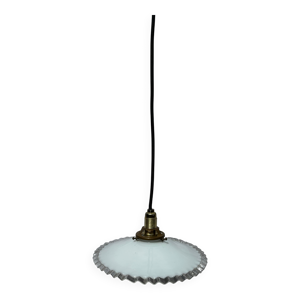 Suspension ancienne opaline