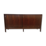 Vintage row walnut sliding doors