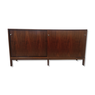 Vintage row walnut sliding doors