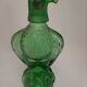 Bouteille en verre vert forme aigle style empoli