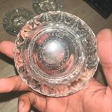 Bougeoir en cristal x4