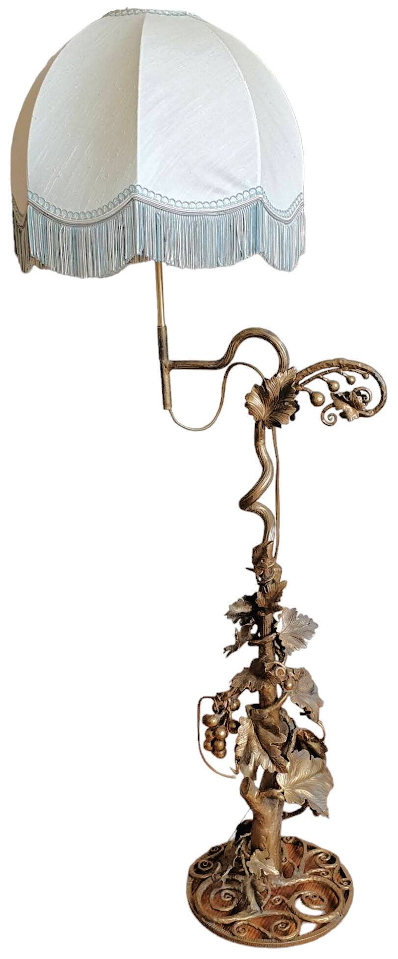 Wrought iron lamp 1900 style