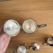 Silver-plated coffee service