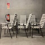 Vintage Garden Furniture Chairs Retro Design 70's Armchair