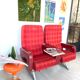 Vintage Air France aircraft chairs