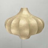 Modern mid-century Cocoon pendant lamp by Friedel Wauer for Goldkant Leuchten, Germany, 1960s.