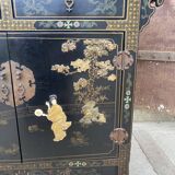 Chinese furniture console 1960 lase wood