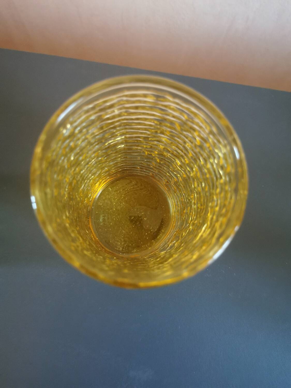 Vintage green anchor hocking soreno iced tea glass