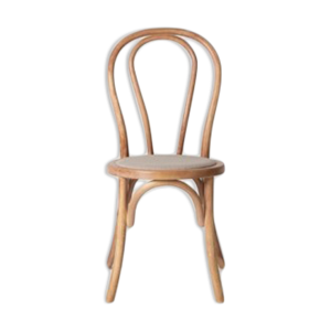 Chaise bistrot tapissée jute