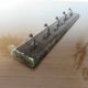 Wooden and metal tea towel door 30s 40