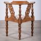 Vintage Danish Oak Corner Chair, 1940s