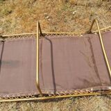 Folding bed lafuma vintage flowers