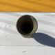 Vase soliflore vintage en laiton gravé