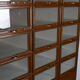 Vintage oak haberdashery shop furniture, Netherlands, 1930s