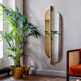 Red edition totem mirror 47x160cm