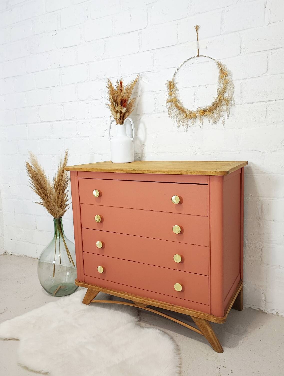Revamped vintage chest of drawers