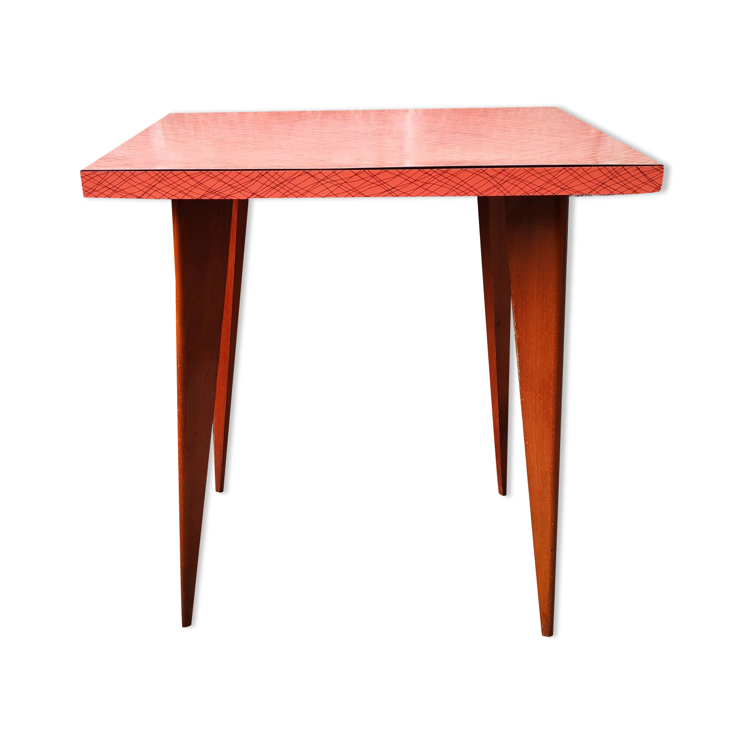 Compass foot side table