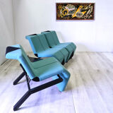 Canapé modulaire post-moderne de style Memphis par Thierry Belt pour Artifort, Pays-Bas années 1980