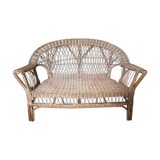 Childrens rattan sofa