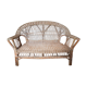 Childrens rattan sofa