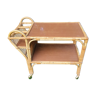 Rolling table rattan