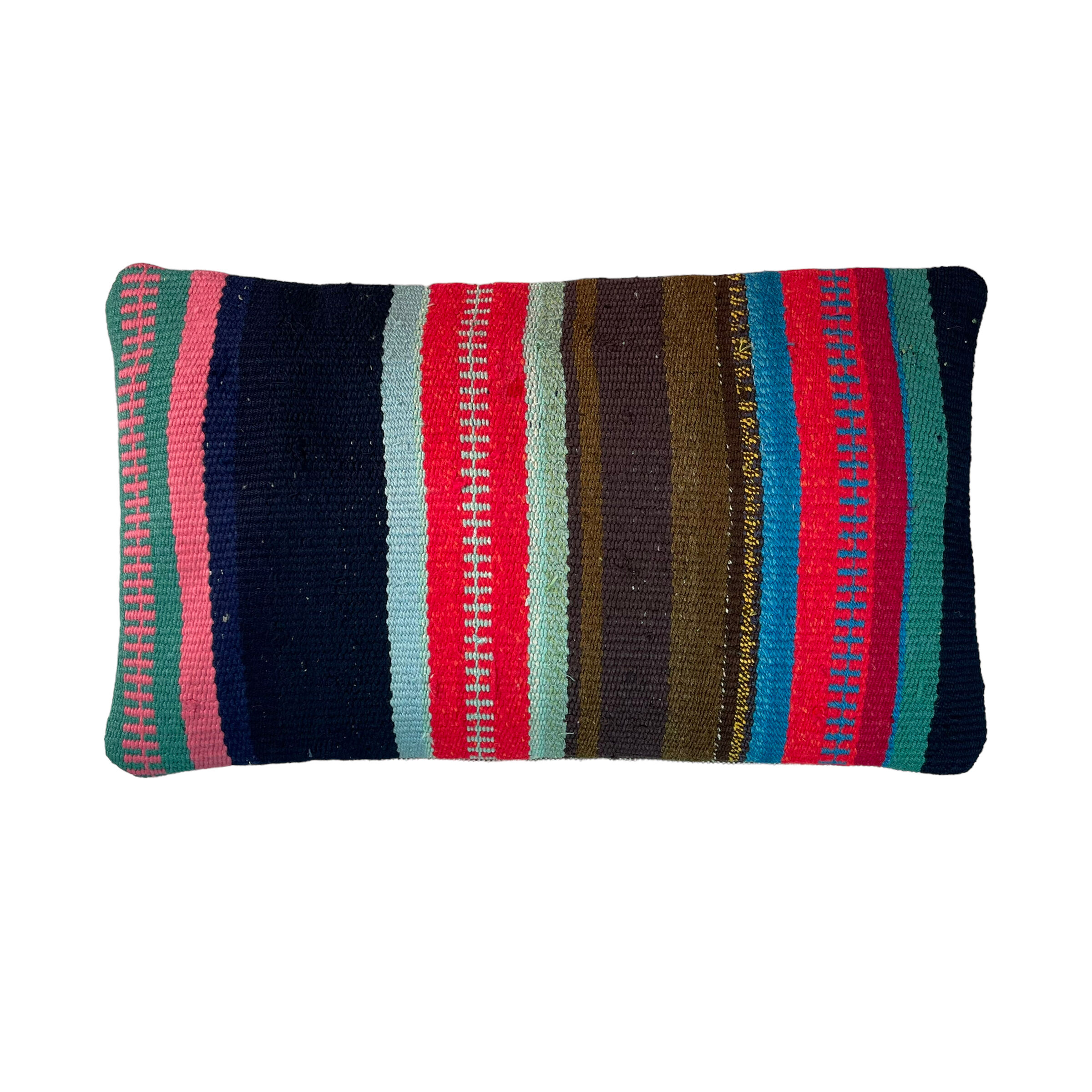 Vintage turkish kilim cushion cover 30x50cm