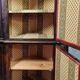 Rustic Louis XIII style corner cupboard in solid oak circa 1800