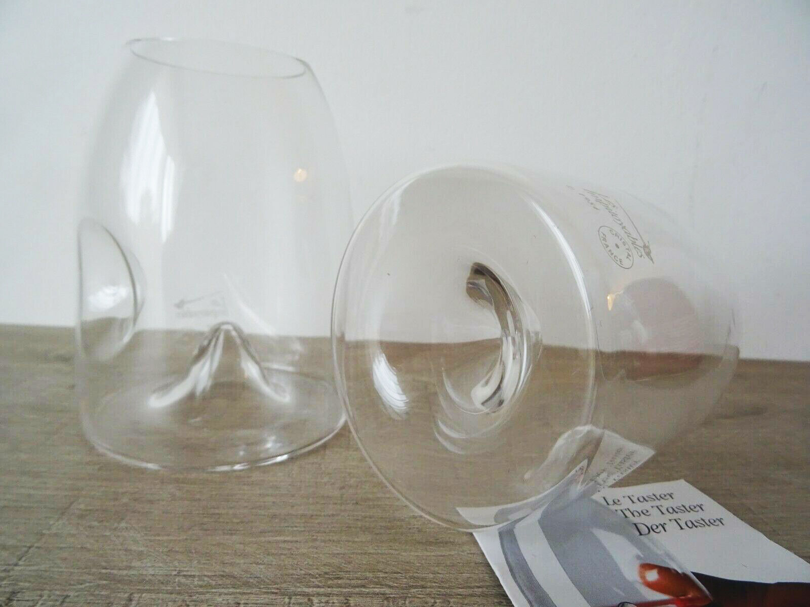 Crystal tasting glasses "the Taster" The Merciless Signed 1984