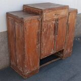 Meuble de rangement en bois ancien