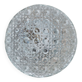 Round ceiling / wall lamp, vintage glass