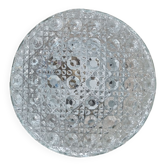 Round ceiling / wall lamp, vintage glass