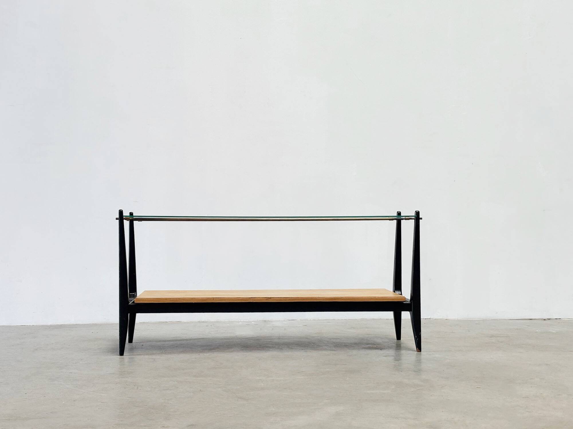 Italian glass coffee table