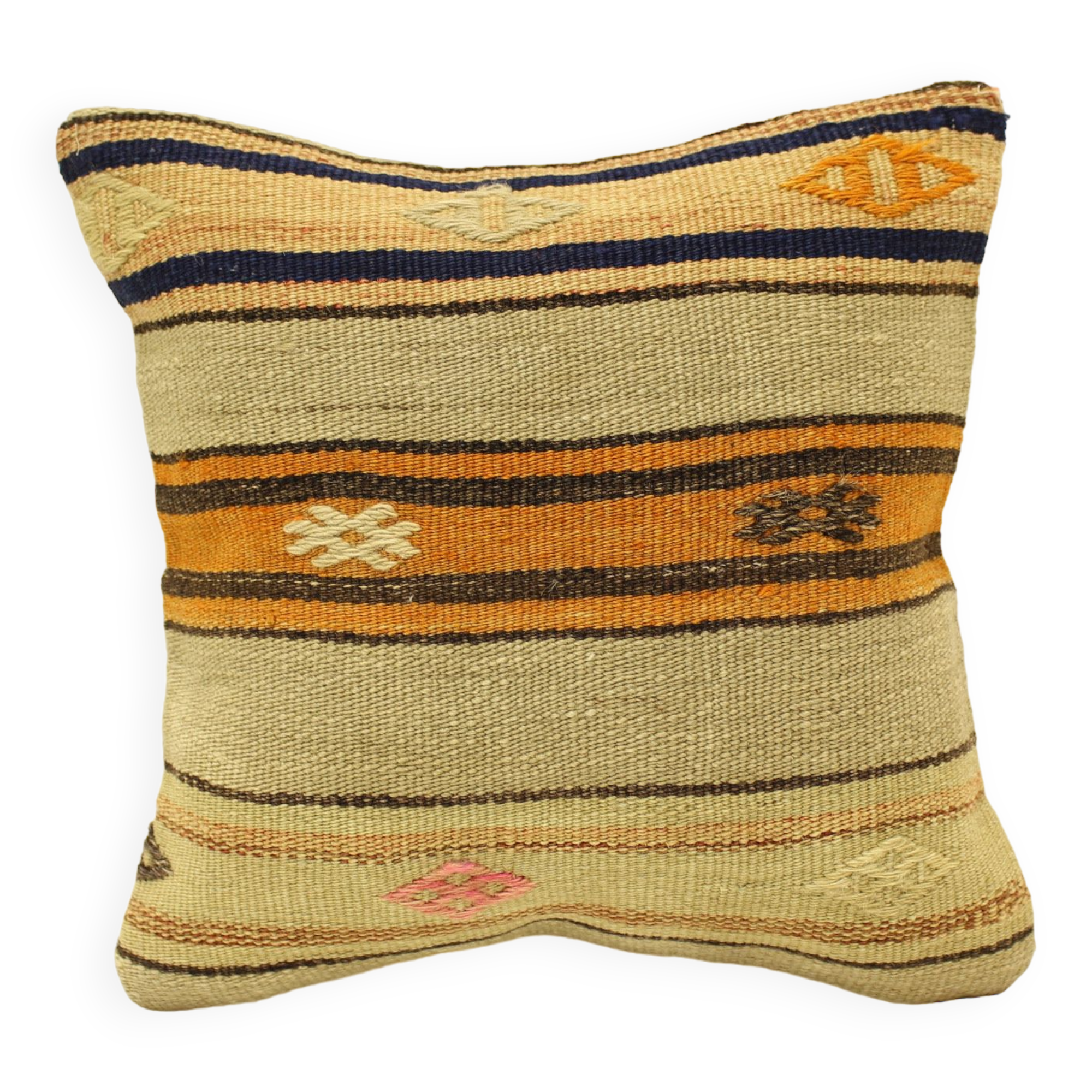 Turkish Kilim Pillow,30x30 cm