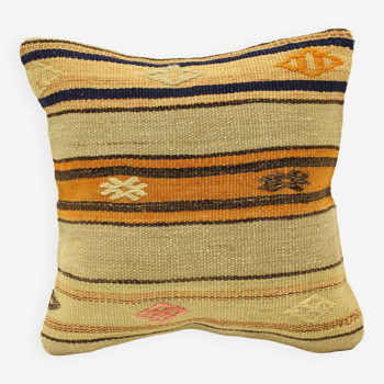 Turkish Kilim Pillow,30x30 cm