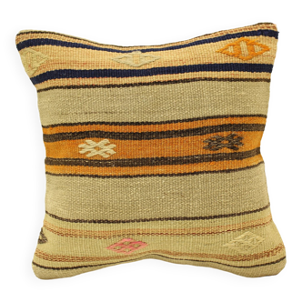 Turkish Kilim Pillow,30x30 cm