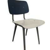Vintage Friso Kramer Revolt chair for Ahrend de Cirkel 1960 Bi Colour