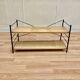 Modular metal and wood shelf design from the 1960s.