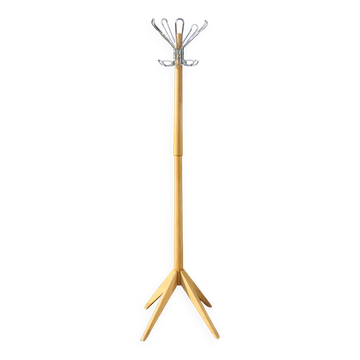 Parrot coat rack 1950 light beech