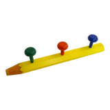 Wall hooks, colored pencil, 1980s