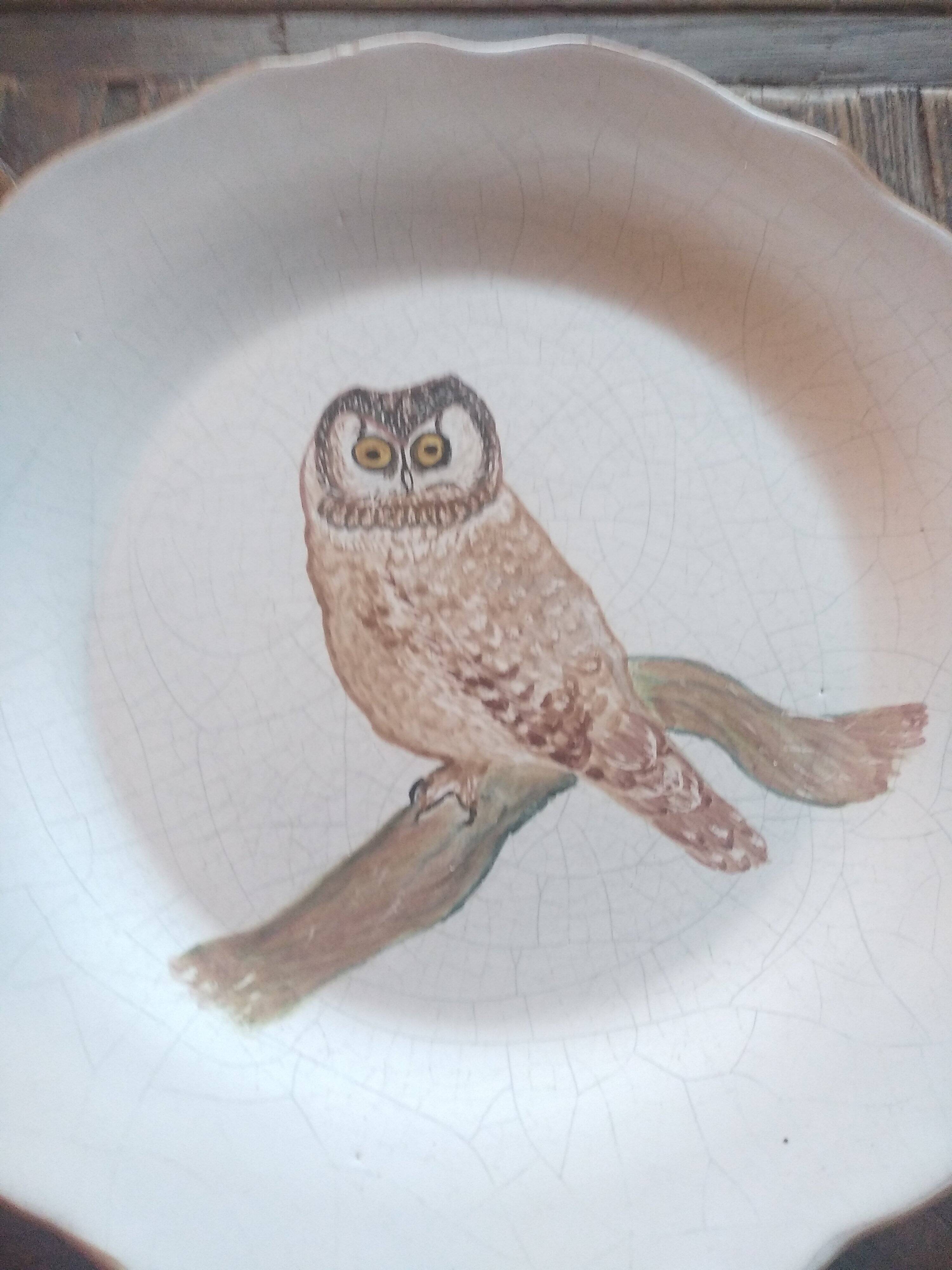 Ceramic plates. 70s/80s Work inspired by the 16th and 17th centuries.