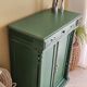 Antique cabinet in fir with green patina Metsä | Hector