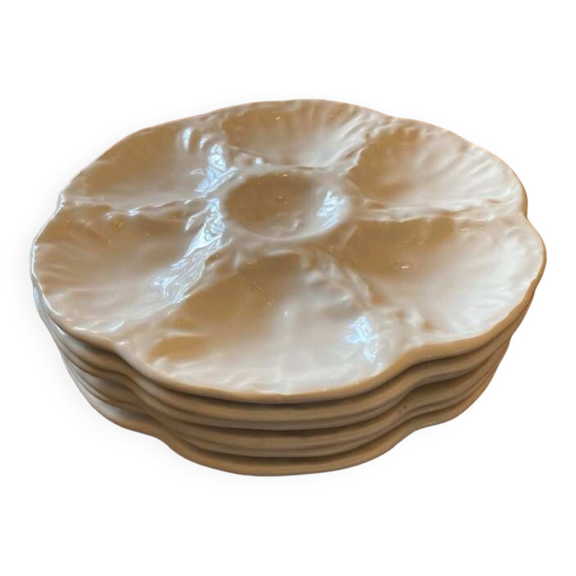 Lot oyster plates