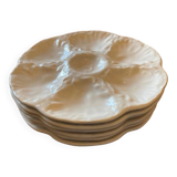 Lot oyster plates