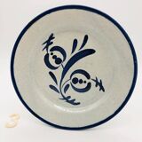 6 dessert plates, St Clément. Hand-painted decoration.